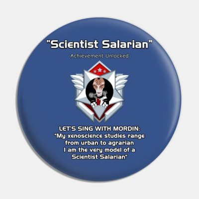 Achievement Scientist Salarian Pin Official Mass Effect Merch