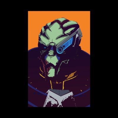 Portrait Garrus Vakarian Tapestry Official Mass Effect Merch