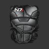 N7 Armor Pin Official Mass Effect Merch