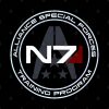 Mass Effect N7 Logo Pin Official Mass Effect Merch