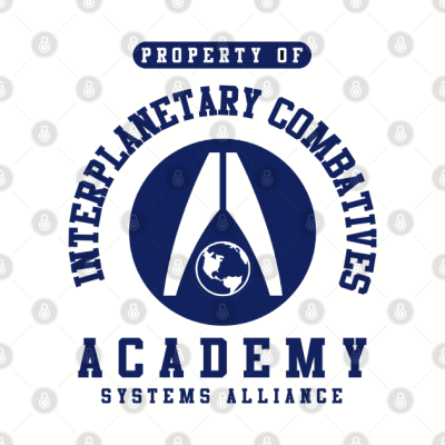 Interplanetary Combatives Academy Mass Effect Tapestry Official Mass Effect Merch