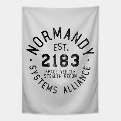 Ssv Normandy Mass Effect Athletic Shirt Black Tapestry Official Mass Effect Merch