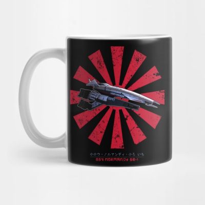Ssv Normandy Sr 1 Retro Japanese Mass Effect Mug Official Mass Effect Merch
