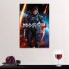 Garrus Close Up Mass Effect Poster High Wall Art Canvas Posters Decoration Art Personalized Gift Modern 10 - Mass Effect Store