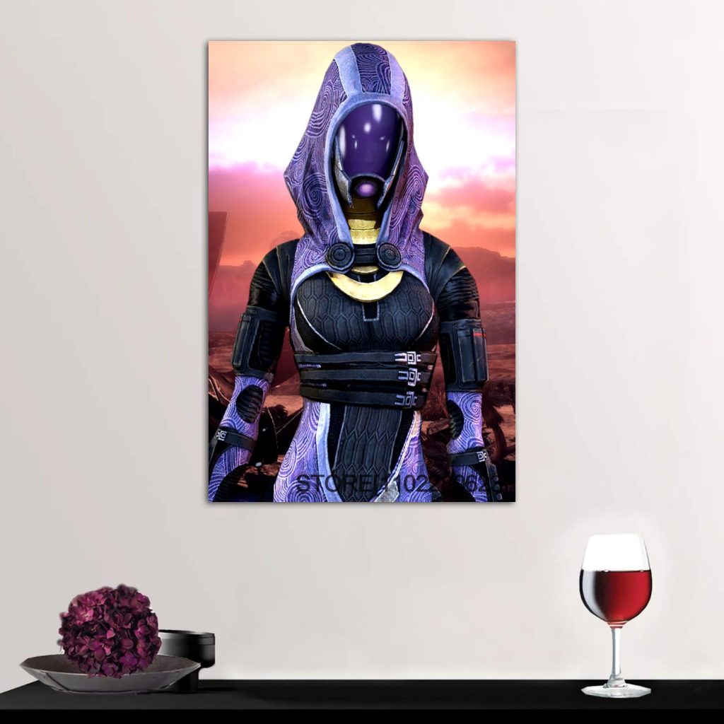 Garrus Close Up Mass Effect Poster High Wall Art Canvas Posters Decoration Art Personalized Gift Modern 8 - Mass Effect Store