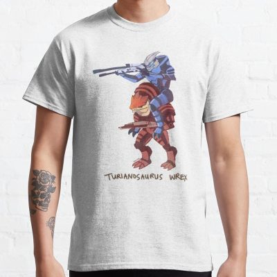 Turianosaurus Wrex T-Shirt Official Mass Effect Merch
