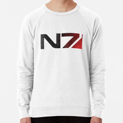 Mass Effect N7 Distressed Logo Sweatshirt Official Mass Effect Merch