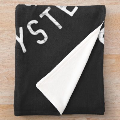 Ssv Normandy Athletic Shirt | Mass Effect Athletic Style | White Print Throw Blanket Official Mass Effect Merch