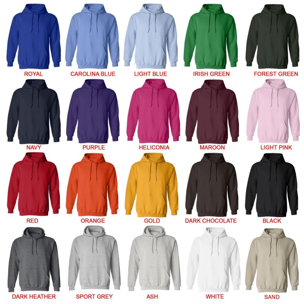 hoodie color chart - Mass Effect Store